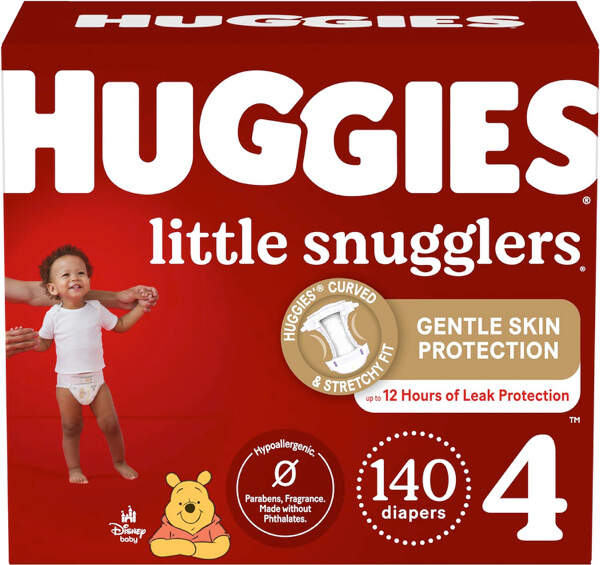 Huggies Little Snugglers - pañales hipoalergenicos para bebe etapa 4