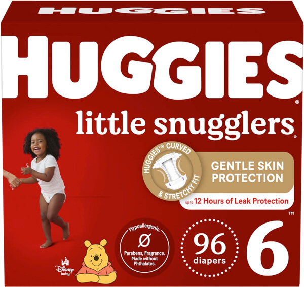 Huggies Little Snugglers - pañales hipoalergenicos para bebe etapa 6